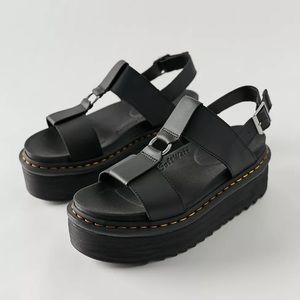 Dr. Martens Francis Leather Strap Platform Sandal